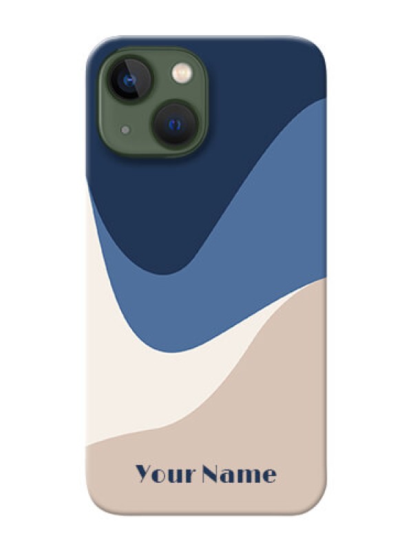 Custom iPhone 13 Mini Back Covers: Abstract Drip Art Design