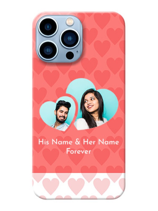 Custom iPhone 13 Pro Max personalized phone covers: Couple Pic Upload Design