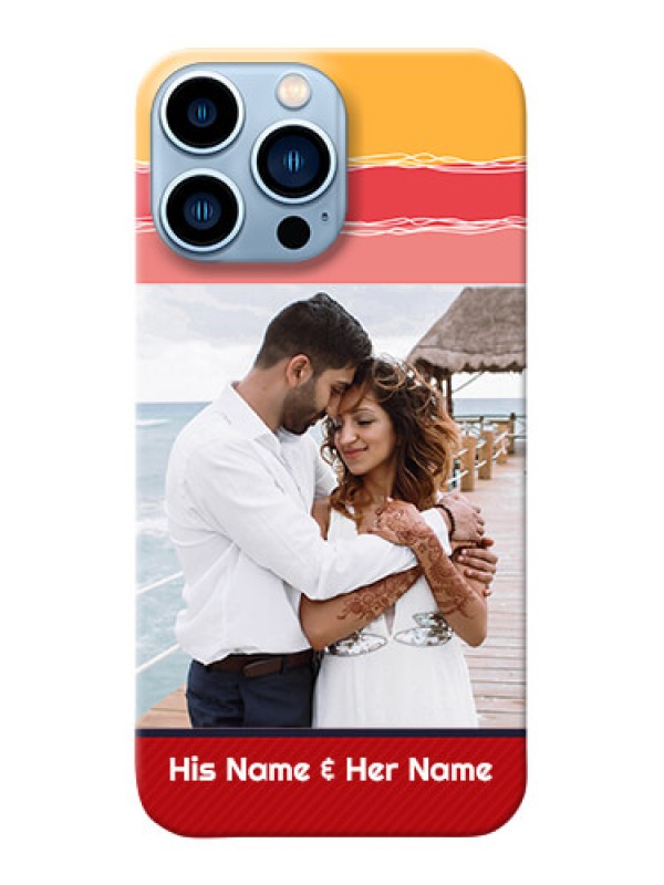 Custom iPhone 13 Pro Max custom mobile phone covers: Colorful Case Design