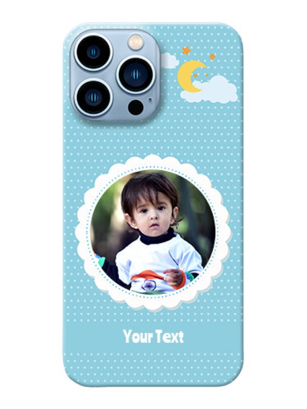 Custom iPhone 13 Pro Max mobile cases online: violet Pattern Design