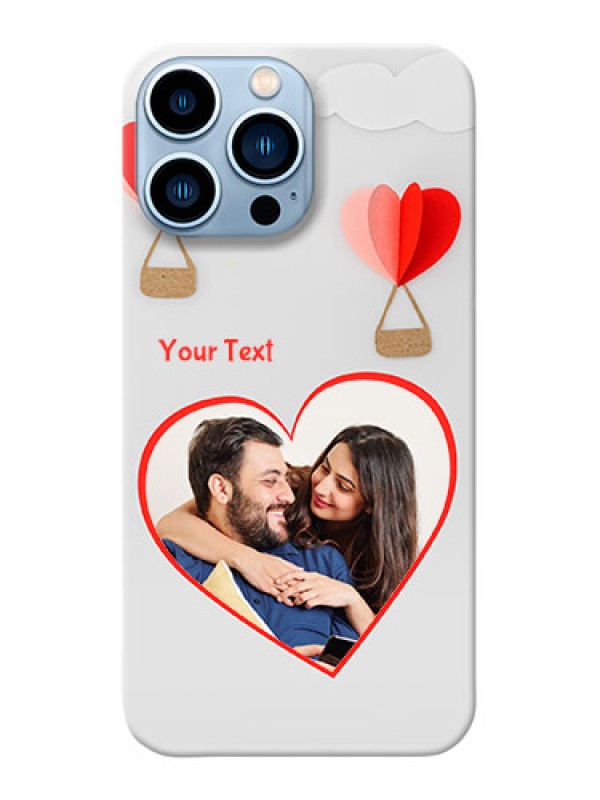 Custom iPhone 13 Pro Max Phone Covers: Parachute Love Design