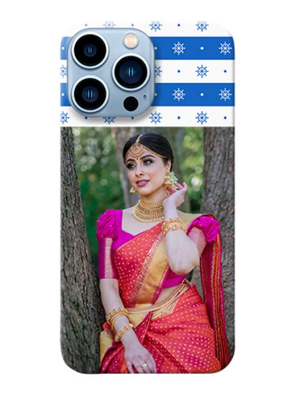 Custom iPhone 13 Pro Max custom mobile covers: Snow Pattern Design