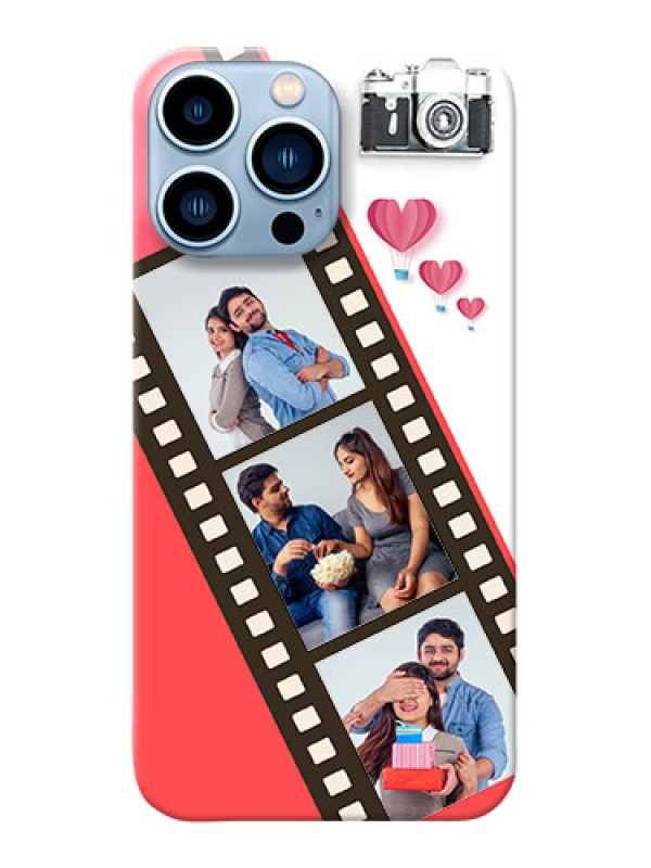 Custom iPhone 13 Pro Max custom phone covers: 3 Image Holder with Film Reel