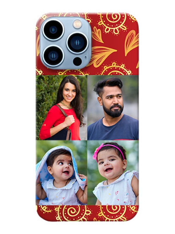 Custom iPhone 13 Pro Max Mobile Phone Cases: 4 Image Traditional Design