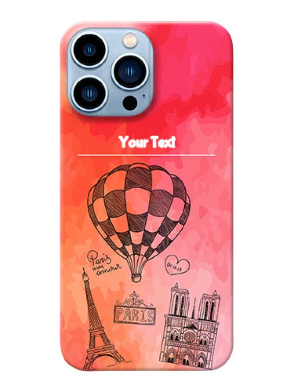 Custom iPhone 13 Pro Max Personalized Mobile Covers: Paris Theme Design
