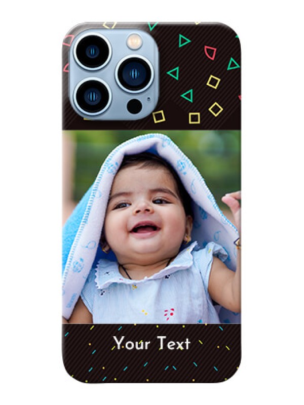 Custom iPhone 13 Pro Max custom mobile cases with confetti birthday design