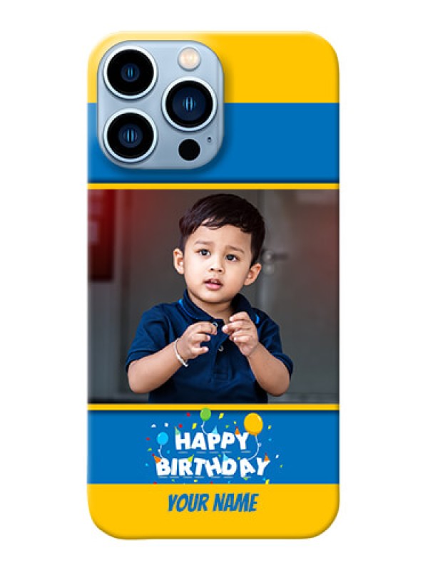 Custom iPhone 13 Pro Max Mobile Back Covers Online: Birthday Wishes Design