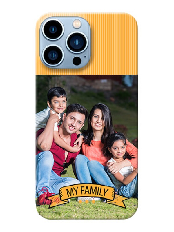 Custom iPhone 13 Pro Max Personalized Mobile Cases: My Family Design