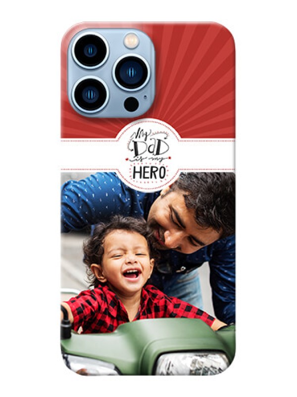 Custom iPhone 13 Pro Max custom mobile phone cases: My Dad Hero Design