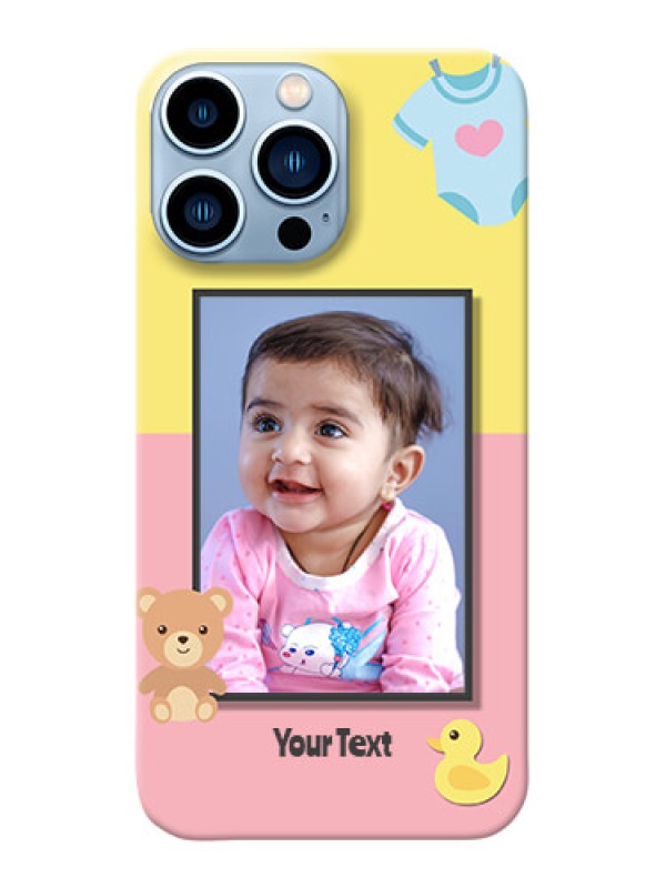 Custom iPhone 13 Pro Max Back Covers: Kids 2 Color Design