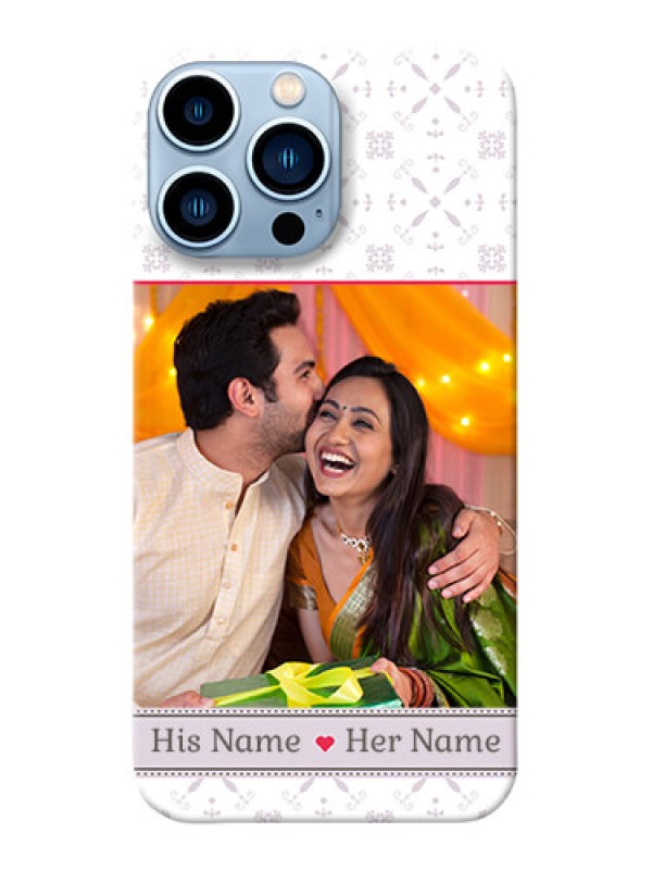 Custom iPhone 13 Pro Max Phone Cases with Photo and Ethnic Design