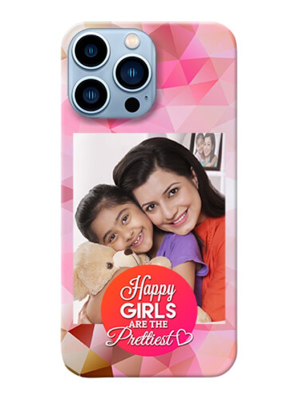 Custom iPhone 13 Pro Max Personalized Phone Covers: Abstract Triangle Design