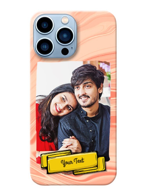 Custom iPhone 13 Pro Max Customized Phone Cases: Marble Texture Design