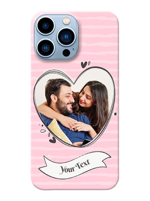 Custom iPhone 13 Pro Max custom mobile phone covers: Vintage Heart Design