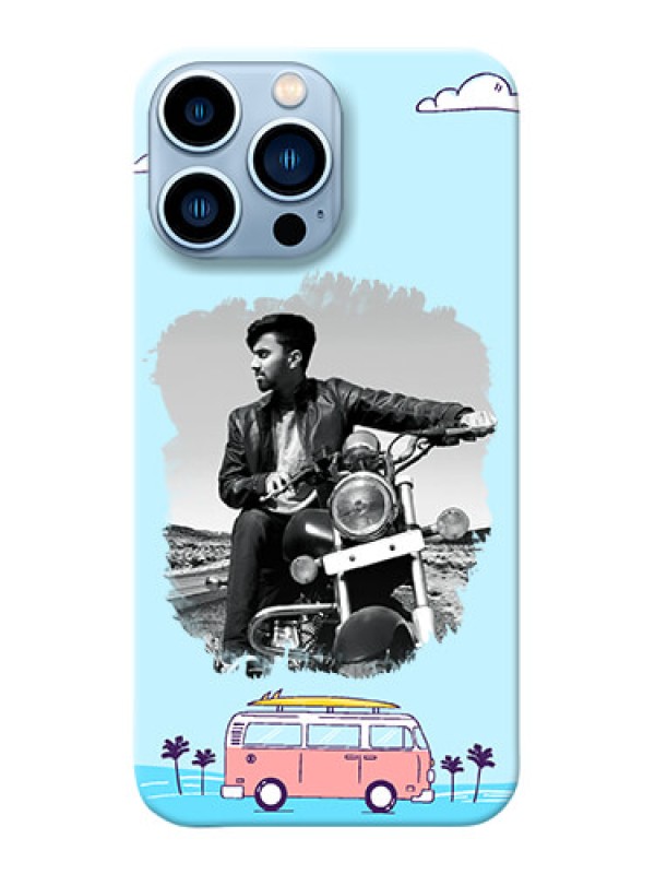 Custom iPhone 13 Pro Max Mobile Covers Online: Travel & Adventure Design