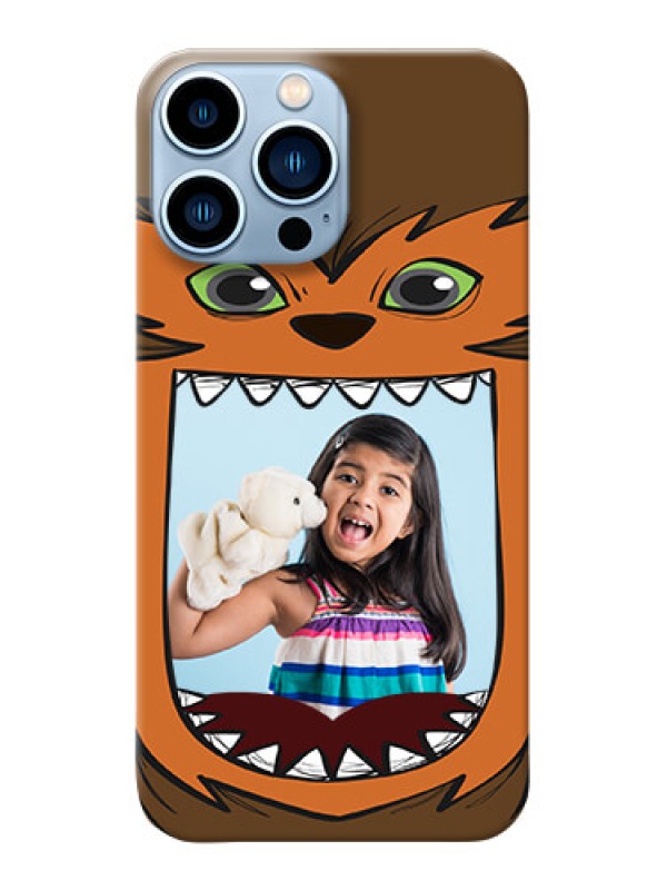 Custom iPhone 13 Pro Max Phone Covers: Owl Monster Back Case Design