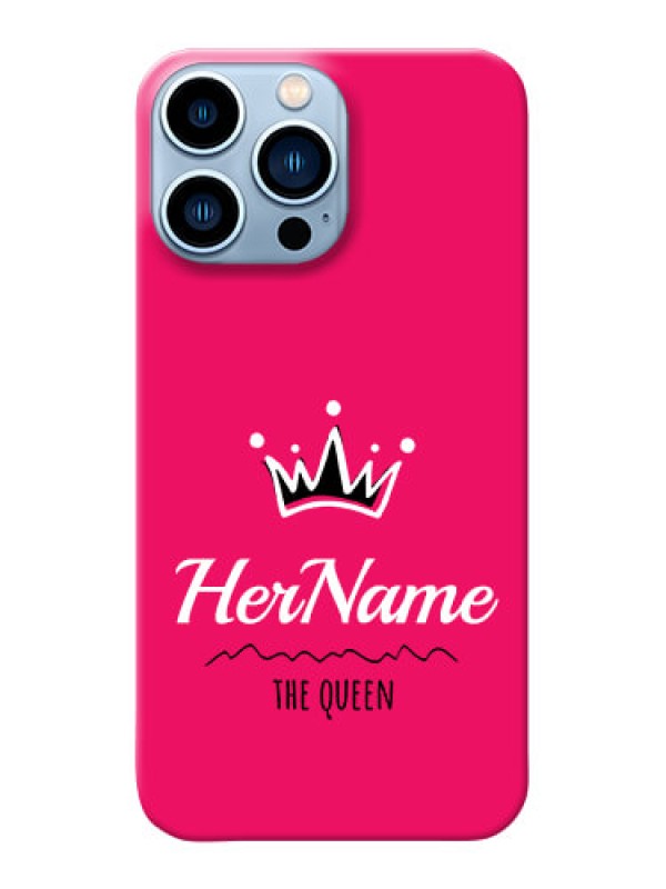 Custom iPhone 13 Pro Max Queen Phone Case with Name
