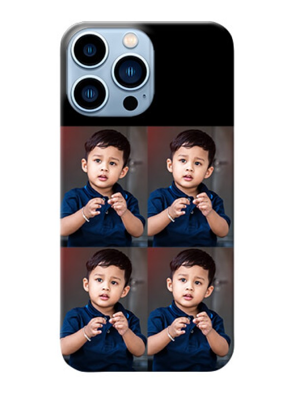Custom iPhone 13 Pro Max 4 Image Holder on Mobile Cover