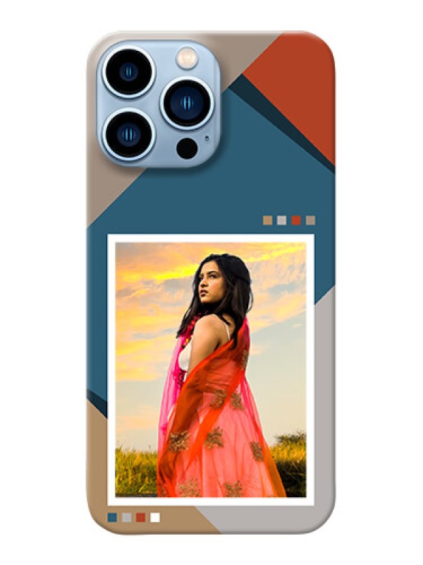 Custom iPhone 13 Pro Max Mobile Back Covers: Retro color pallet Design