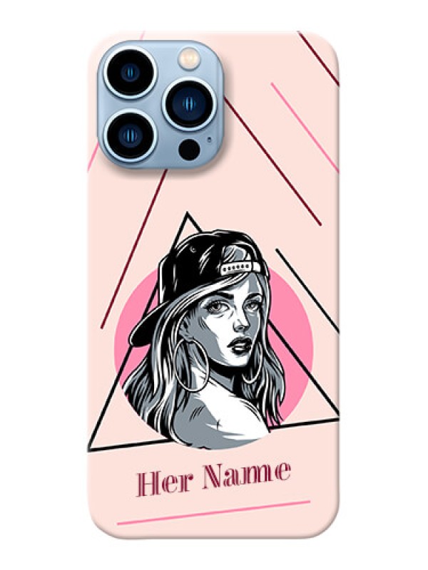 Custom iPhone 13 Pro Max Custom Phone Cases: Rockstar Girl Design