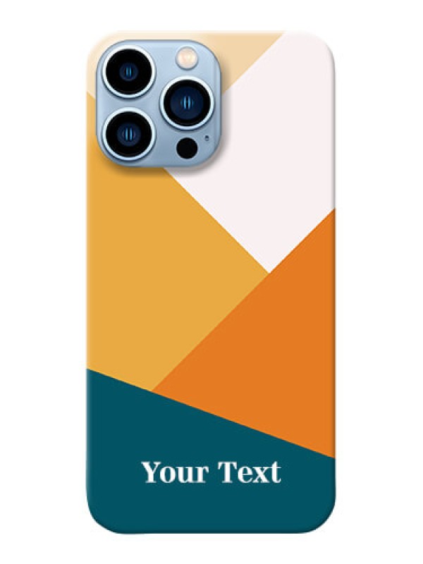 Custom iPhone 13 Pro Max Custom Phone Cases: Stacked Multi-colour Design