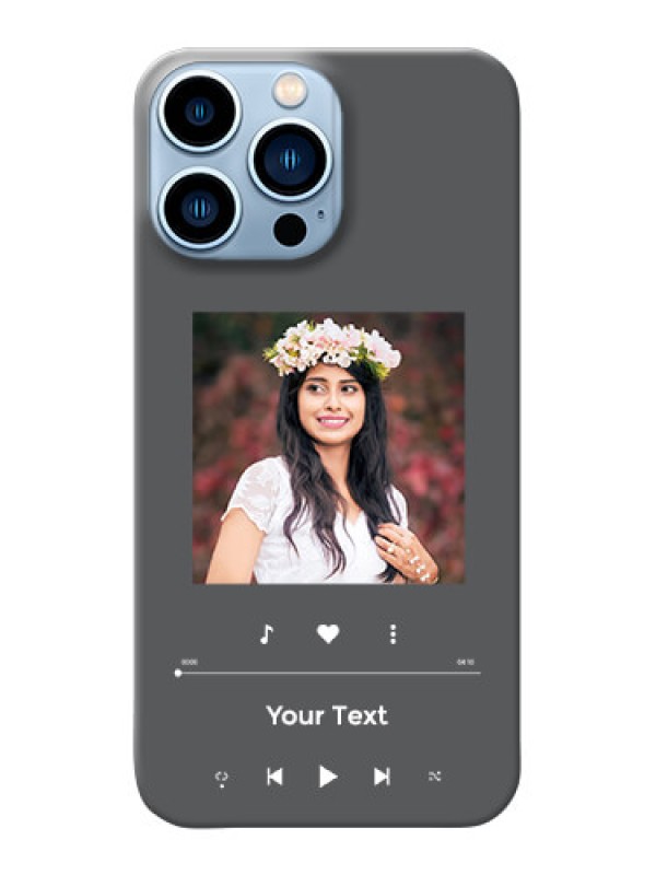 Custom iPhone 13 Pro Max Custom Mobile Case with Play The Music Design