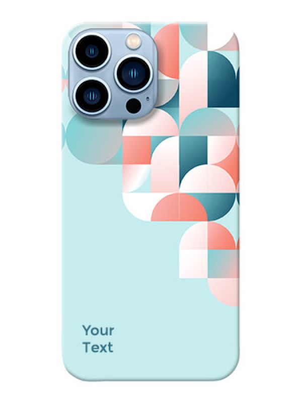 Custom iPhone 13 Pro Max Back Covers: Stylish Semi-circle Pattern Design