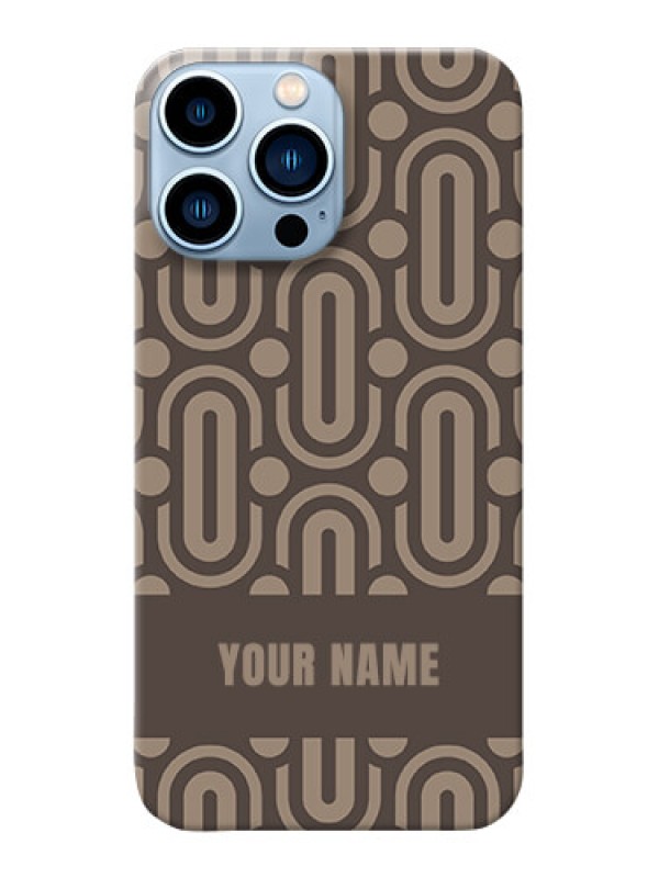 Custom iPhone 13 Pro Max Custom Phone Covers: Captivating Zero Pattern Design