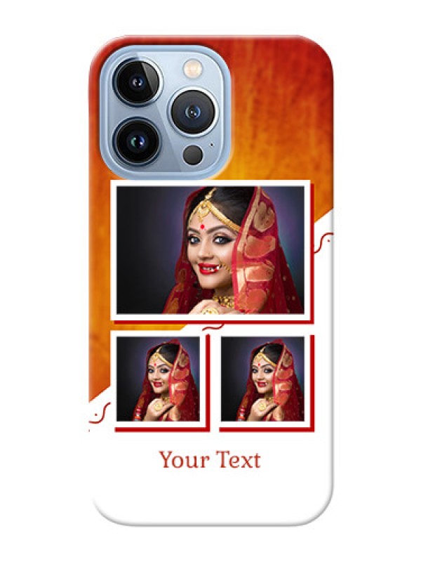 Custom iPhone 13 Pro Personalised Phone Cases: Wedding Memories Design