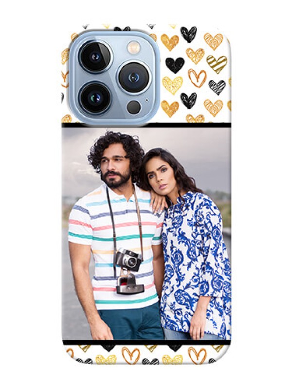 Custom iPhone 13 Pro Personalized Mobile Cases: Love Symbol Design