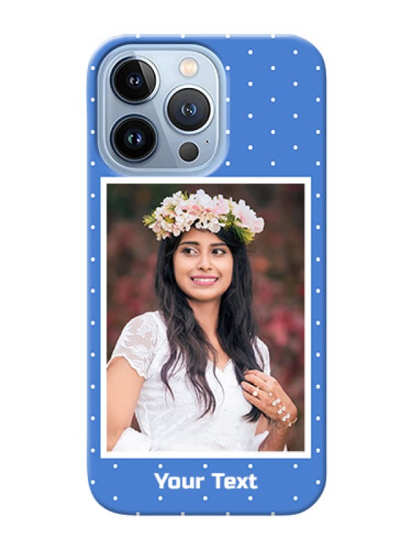 Custom iPhone 13 Pro Personalised Phone Cases: polka dots design