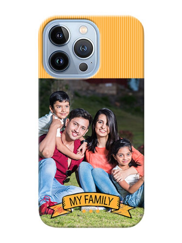 Custom iPhone 13 Pro Personalized Mobile Cases: My Family Design