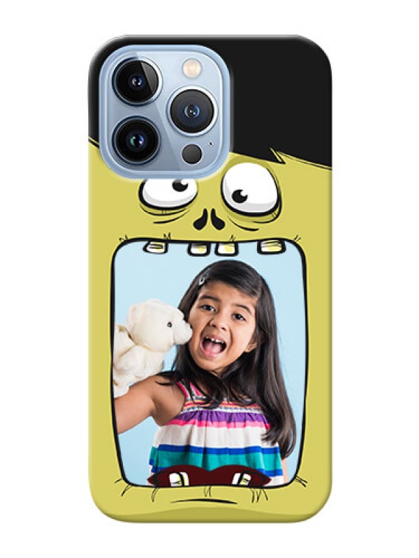 Custom iPhone 13 Pro Mobile Covers: Cartoon monster back case Design