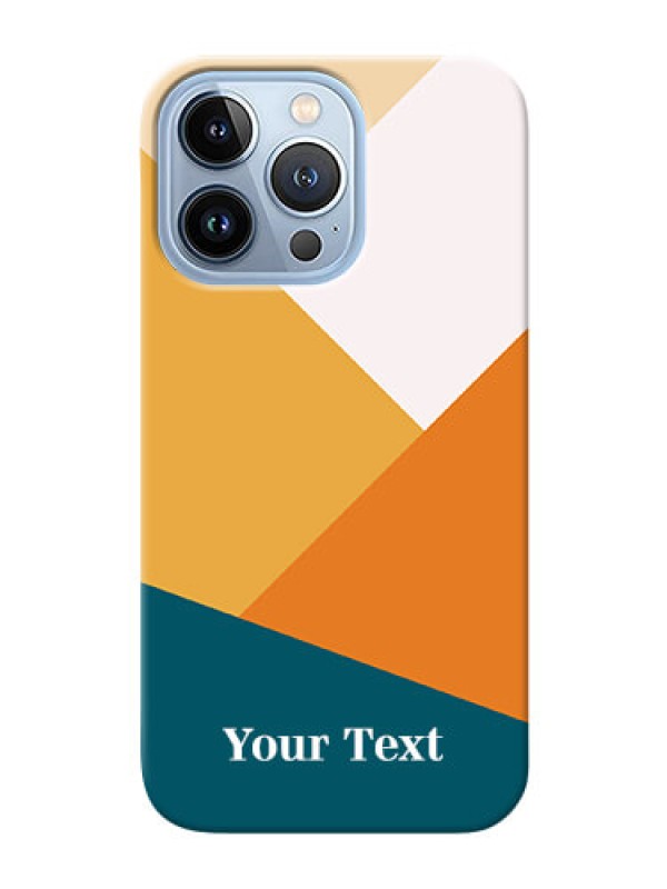 Custom iPhone 13 Pro Custom Phone Cases: Stacked Multi-colour Design