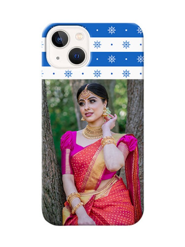 Custom iPhone 13 custom mobile covers: Snow Pattern Design