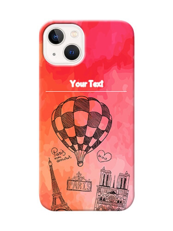 Custom iPhone 13 Personalized Mobile Covers: Paris Theme Design