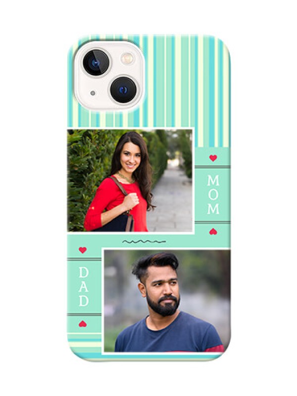 Custom iPhone 13 custom mobile phone covers: Mom & Dad Pic Design