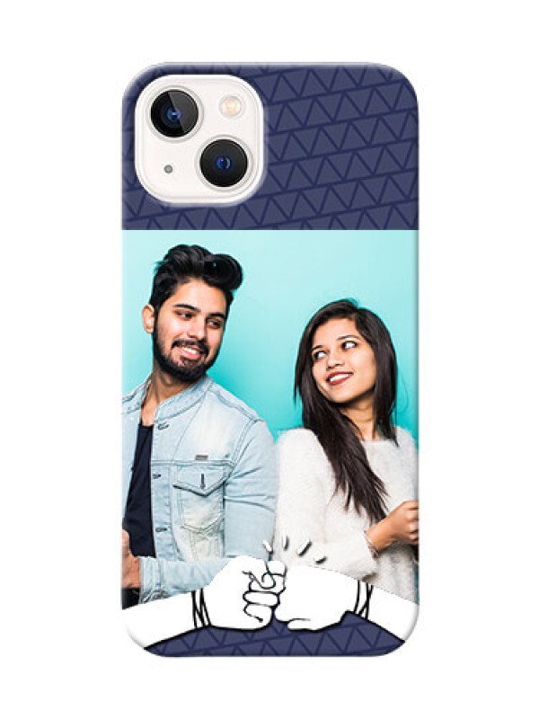Custom iPhone 13 Mobile Covers Online with Best Friends Design 