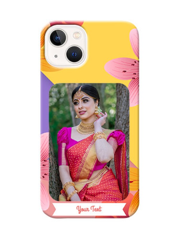 Custom iPhone 13 Mobile Covers: 3 Image With Vintage Floral Design