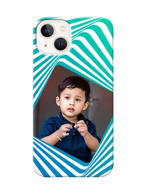 Custom iPhone 13 Personalised Mobile Covers: Abstract Spiral Design