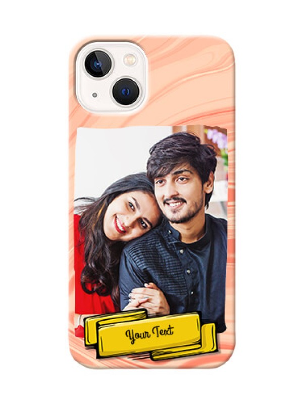 Custom iPhone 13 Customized Phone Cases: Marble Texture Design