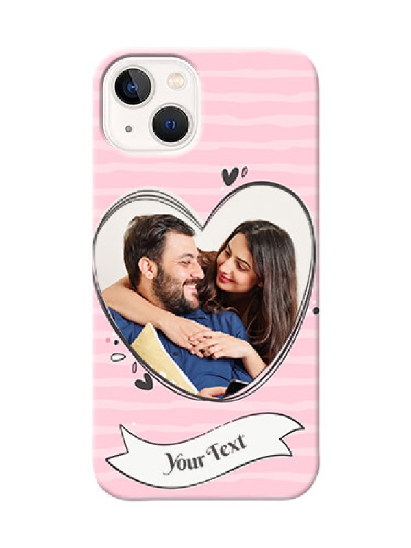 Custom iPhone 13 custom mobile phone covers: Vintage Heart Design