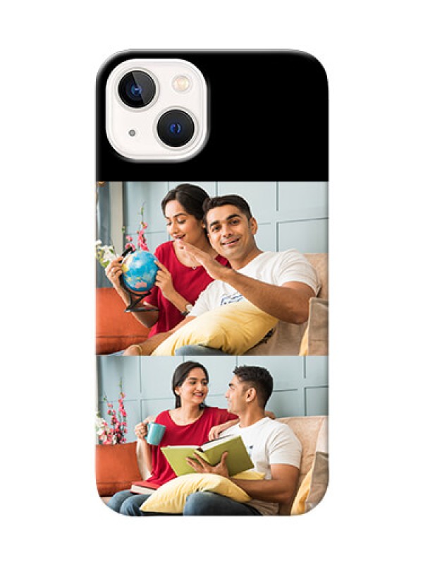 Custom iPhone 13 2 Images on Phone Cover
