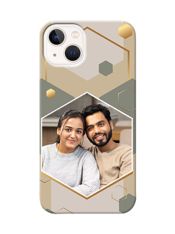 Custom iPhone 13 Phone Back Covers: Stylish Hexagon Pattern Design