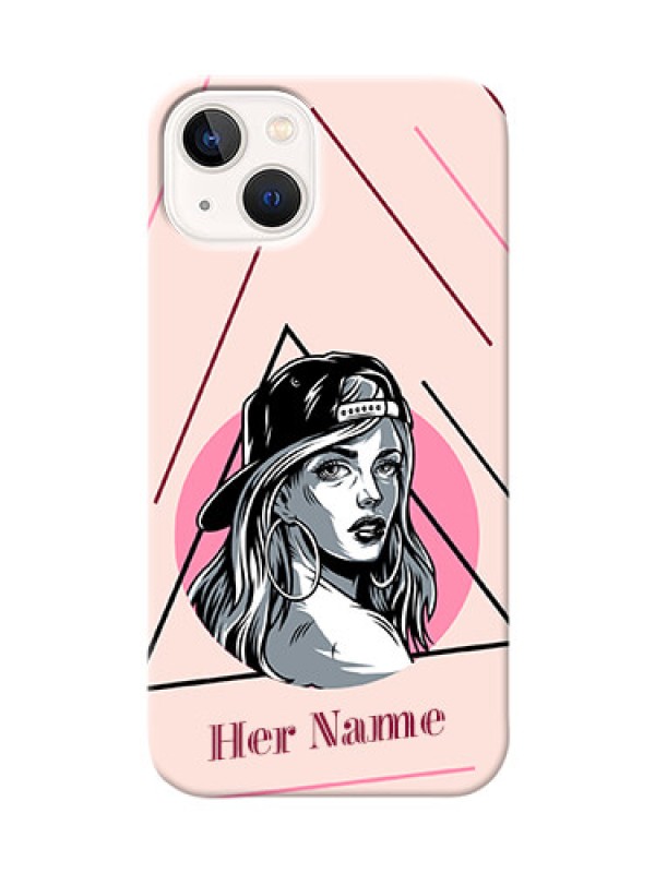 Custom iPhone 13 Custom Phone Cases: Rockstar Girl Design