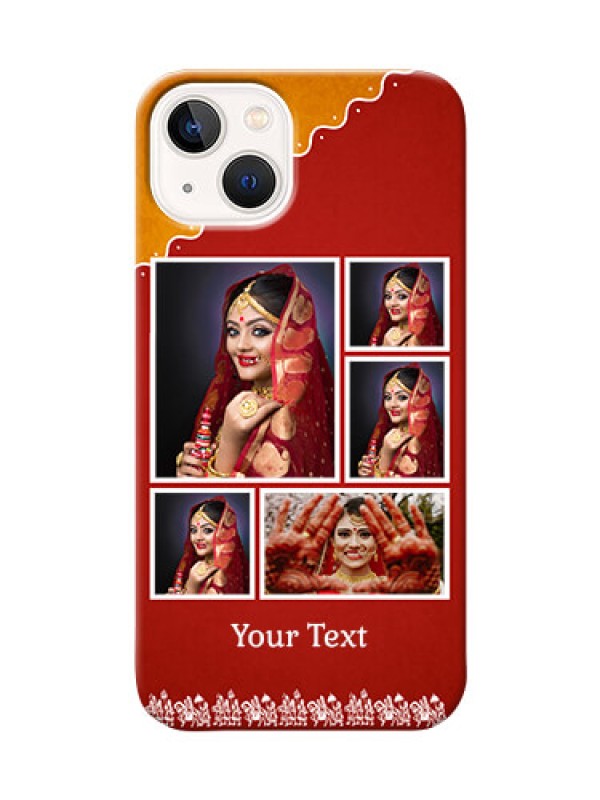 Custom iPhone 14 Plus customized phone cases: Wedding Pic Upload Design
