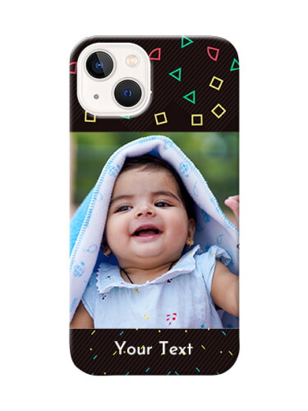 Custom iPhone 14 Plus custom mobile cases with confetti birthday design