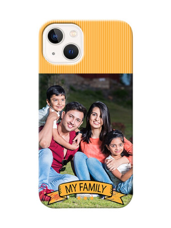 Custom iPhone 14 Plus Personalized Mobile Cases: My Family Design