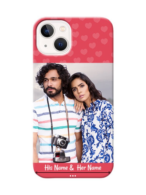 Custom iPhone 14 Plus Mobile Cases: Simple Love Design