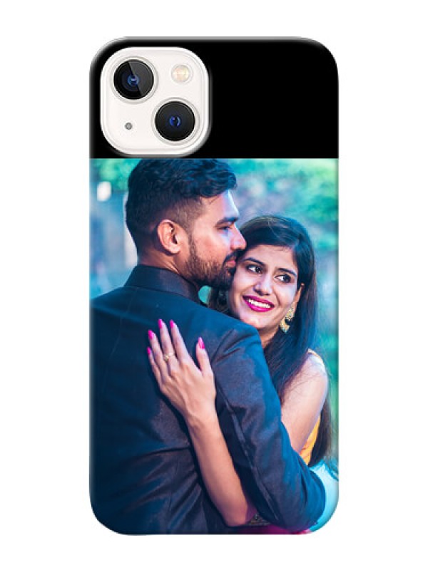 Custom iPhone 14 Plus Custom Hard Phone Case - Upload Full Picture With Custom Color Design